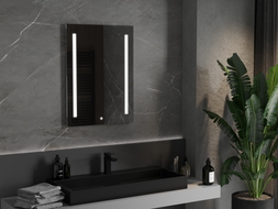 Mexen Remi LED apšviestas vonios kambario veidrodis 60 x 80 cm, LED 6000K, anti-rūkas - 9804-060-080-611-00