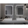 Mexen Sun šildomas vonios veidrodis 60 x 80 cm, LED 6000K, apsauga nuo rasojimo - 9807-060-080-611-00