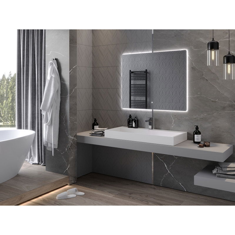 Mexen Sun vonios veidrodis su apšvietimu 100 x 80 cm, LED 6000K, antifog - 9807-100-080-611-00