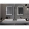 Mexen Taco apšviestas vonios veidrodis 50 x 70 cm, LED 6000K, anti-garu - 9805-050-070-611-00