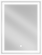 Mexen Taco apšviestas vonios veidrodis 60 x 80 cm, LED 6000K, anti-garu - 9805-060-080-611-00