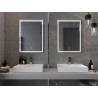 Mexen Taco apšviestas vonios veidrodis 60 x 80 cm, LED 6000K, anti-garu - 9805-060-080-611-00