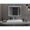 Mexen Taco apšviestas vonios veidrodis 100 x 80 cm, LED 6000K, priešrūkinis - 9805-100-080-611-00