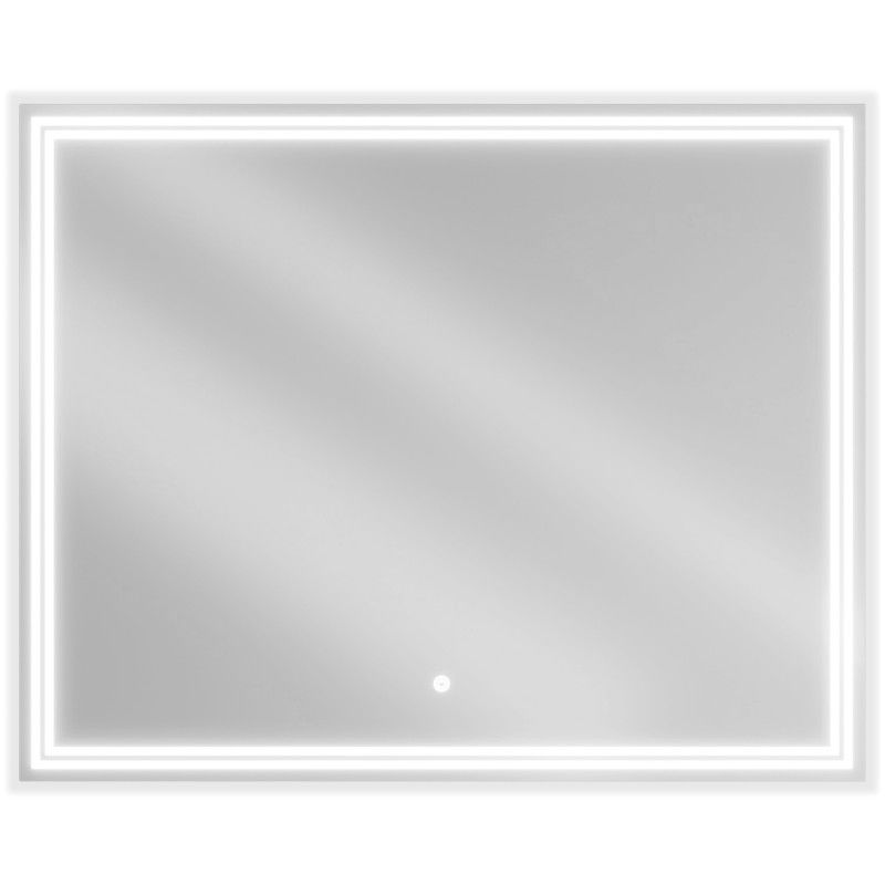 Mexen Taco apšviestas vonios veidrodis 100 x 80 cm, LED 6000K, apsauga nuo garų - 9805-100-080-611-00