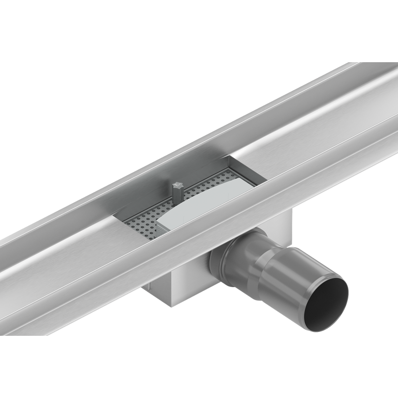 Mexen sifonas su filtru linijiniam nutekėjimui, pilkas - 1010099