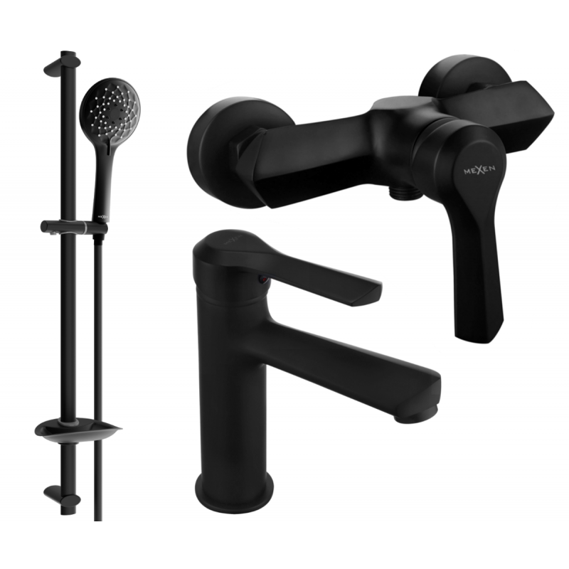 Mexen Sabre DB74 dušo rinkinys, juodas - 72104DB74-70