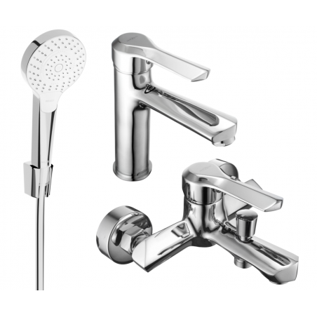 Mexen Sabre R05 vonios kambario komplektas, chromas - 72103R05-00