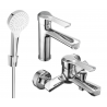 Mexen Sabre R05 vonios kambario komplektas, chromas - 72103R05-00