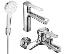 Mexen Sabre R05 vonios kambario komplektas, chromas - 72103R05-00