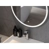 Mexen Gobi apšviestas vonios veidrodis, apvalus 60 cm, LED 6000K, anti-rūko - 9801-060-060-611-00