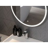 Mexen Gobi apšviestas apvalus vonios veidrodis, skersmuo 70 cm, LED 6000K, nuo rasojimo - 9801-070-070-611-00