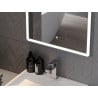 Mexen Navia vonios veidrodis su apšvietimu 100 x 80 cm, LED 6000K, apsauga nuo rasojimo - 9803-100-080-611-00
