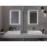 Mexen Zusa apšviestas vonios veidrodis 50 x 70 cm, LED 6000K, apsauga nuo garų - 9808-050-070-611-00