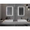 Mexen Zusa apšviestas vonios veidrodis 50 x 70 cm, LED 6000K, nuo rasojimo - 9808-050-070-611-00