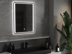 Mexen Zusa vonios veidrodis su apšvietimu 60 x 80 cm, LED 6000K, antifog - 9808-060-080-611-00