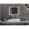 Mexen Zusa apšviestas vonios veidrodis 80 x 60 cm, LED 6000K, apsauga nuo garų - 9808-080-060-611-00