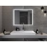 Mexen Zusa apšviestas vonios veidrodis 100 x 80 cm, LED 6000K, antibesparis - 9808-100-080-611-00