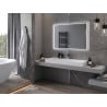 Mexen Zusa apšviestas vonios veidrodis 120 x 80 cm, LED 6000K, apsauga nuo garų - 9808-120-080-611-00