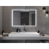 Mexen Zusa apšviestas vonios veidrodis 120 x 80 cm, LED 6000K, antifog - 9808-120-080-611-00