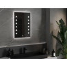 Mexen Ner vonios veidrodis su apšvietimu 50 x 70 cm, LED 6000K, antifog - 9809-050-070-611-00