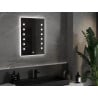 Mexen Ner vonios veidrodis su apšvietimu 50 x 70 cm, LED 6000K, nuo rasos - 9809-050-070-611-00