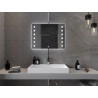 Mexen Ner apšviestas vonios veidrodis 80 x 60 cm, LED 6000K, nuo rasojimo - 9809-080-060-611-00