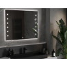 Mexen Ner vonios veidrodis su apšvietimu 100 x 80 cm, LED 6000K, anti-rasojimas - 9809-100-080-611-00