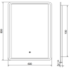 Mexen Zusa apšviestas vonios veidrodis 60 x 80 cm, LED 6000K, antifog - 9808-060-080-611-00
