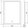 Mexen Zusa vonios veidrodis su apšvietimu 60 x 80 cm, LED 6000K, antifog - 9808-060-080-611-00