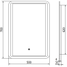 Mexen Zusa apšviestas vonios veidrodis 50 x 70 cm, LED 6000K, anti-garinimas - 9808-050-070-611-00