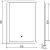 Mexen Zusa veidrodinis apšviestas 50 x 70 cm, LED 6000K, antirūkas - 9808-050-070-611-00