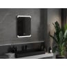 Mexen Nida apšviestas vonios veidrodis 50 x 70 cm, LED 6000K, apsauga nuo garų - 9806-050-070-611-00