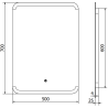 Mexen Nida apšviestas vonios veidrodis 50 x 70 cm, LED 6000K, apsauga nuo garų - 9806-050-070-611-00