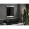 Mexen Nida veidrodinis apšviestas veidrodis 60 x 80 cm, LED 6000K, antifog - 9806-060-080-611-00
