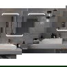 Mexen Nida apšviestas vonios veidrodis 60 x 80 cm, LED 6000K, apsauga nuo garų - 9806-060-080-611-00