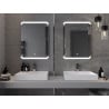 Mexen Nida veidrodinis apšviestas veidrodis 60 x 80 cm, LED 6000K, antifog - 9806-060-080-611-00