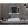 Mexen Nida apšviestas vonios veidrodis 80 x 60 cm, LED 6000K, antifoga - 9806-080-060-611-00
