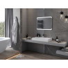 Mexen Nida apšviestas vonios veidrodis 80 x 60 cm, LED 6000K, be rūko - 9806-080-060-611-00