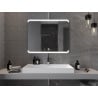 Mexen Nida apšviestas vonios veidrodis 100 x 80 cm, LED 6000K, apsauga nuo garų - 9806-100-080-611-00