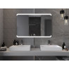 Mexen Nida apšviestas vonios veidrodis 120 x 80 cm, LED 6000K, anti-rūkas - 9806-120-080-611-00