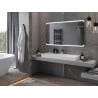 Mexen Nida apšviestas vonios veidrodis 140 x 80 cm, LED 6000K, apsauga nuo garų - 9806-140-080-611-00