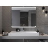 Mexen Nida apšviestas vonios veidrodis 120 x 100 cm, LED 6000K, nuo rasos - 9806-120-100-611-00