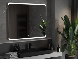 Mexen Nida LED vonios veidrodis su apšvietimu 120 x 100 cm, LED 6000K, antifog - 9806-120-100-611-00
