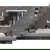 Mexen Onyx apšviestas vonios veidrodis su kosmetiniu veidrodėliu 100 x 80 cm, LED 6000K, apsauga nuo garų - 9813-100-080-611-00