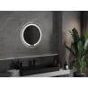Mexen Rose apšviestas vonios veidrodis 60 x 60 cm, LED 6000K, apsauga nuo garų - 9810-060-060-611-00