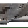 Mexen Erma apšviestas vonios veidrodis 80 x 60 cm, LED 6000K, apsauga nuo garų, juodas rėmas - 9814-080-060-611-70