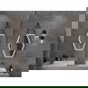 Mexen Orla apšviestas vonios veidrodis 50 x 70 cm, LED 6000K, apsauga nuo garų, juodas rėmas - 9815-050-070-611-70