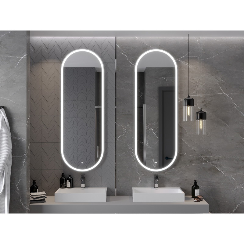 Mexen Bono vonios veidrodis su apšvietimu 55 x 155 cm, LED 6000K, nuo rasojimo - 9816-055-155-611-00