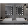 Mexen Dona apšviestas vonios veidrodis 60 x 80 cm, LED 6000K, anti-garu - 9818-060-080-611-00
