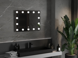 Mexen Dona apšviestas vonios veidrodis 80 x 60 cm, LED 6000K, apsauga nuo garų - 9818-080-060-611-00